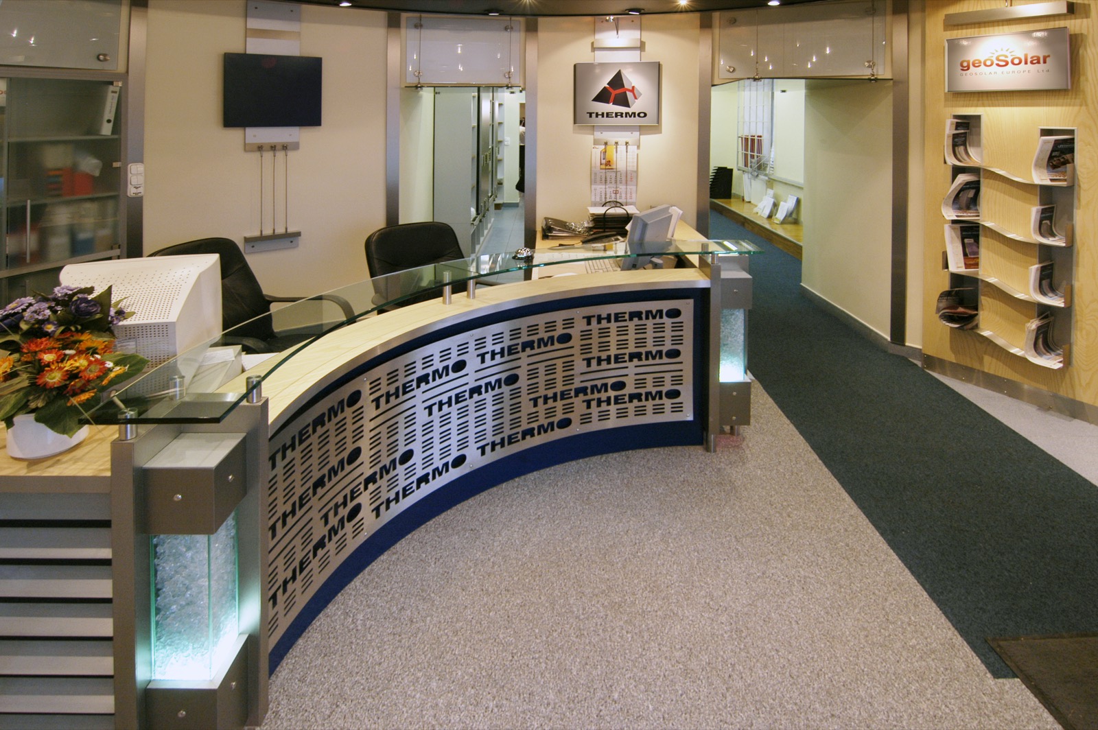 A Thermo bemutatóterem recepciója