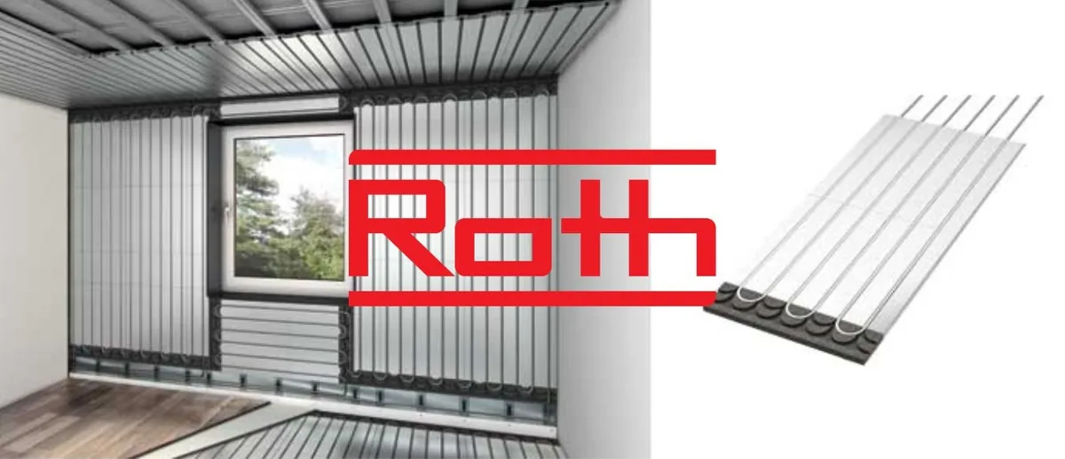 Roth – felületfűtési és -hűtési rendszerek német szakértelemmel